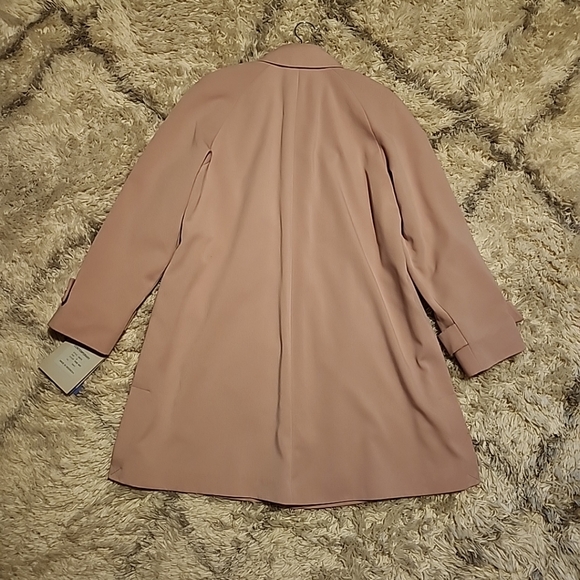 FS Limited Woman's Size S lined dusty pink single breasted dress/pea coat NWT - Picture 14 of 16
